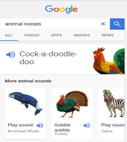 Google now does animal noises – Kiwi Kids News Google now does animal noises – Kiwi Kids News