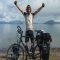 Man bikes around the world