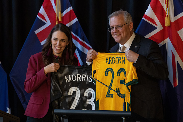 ardern and morrison