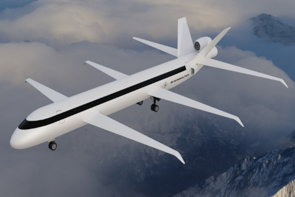 three winged plane