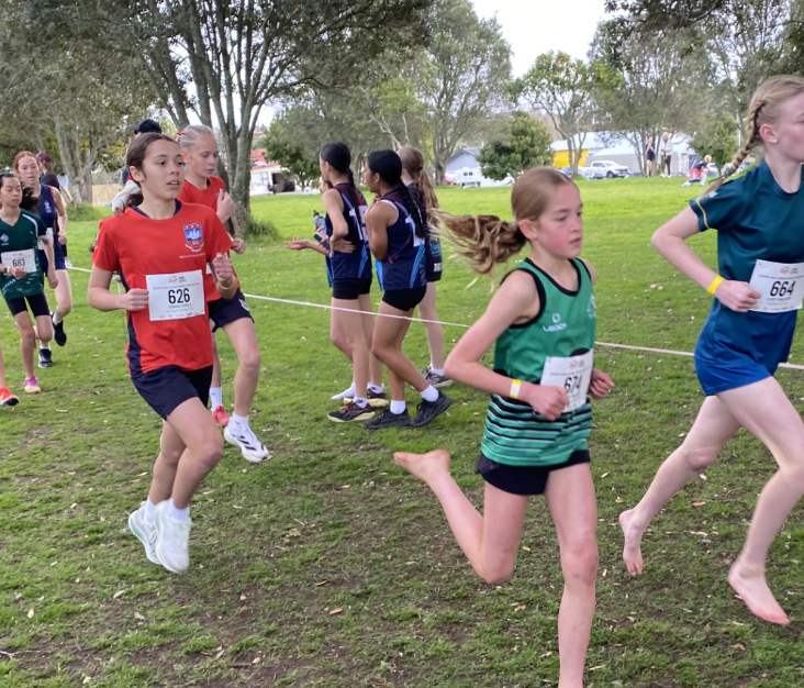 Hundreds of students race at the AIMS Games cross-country event